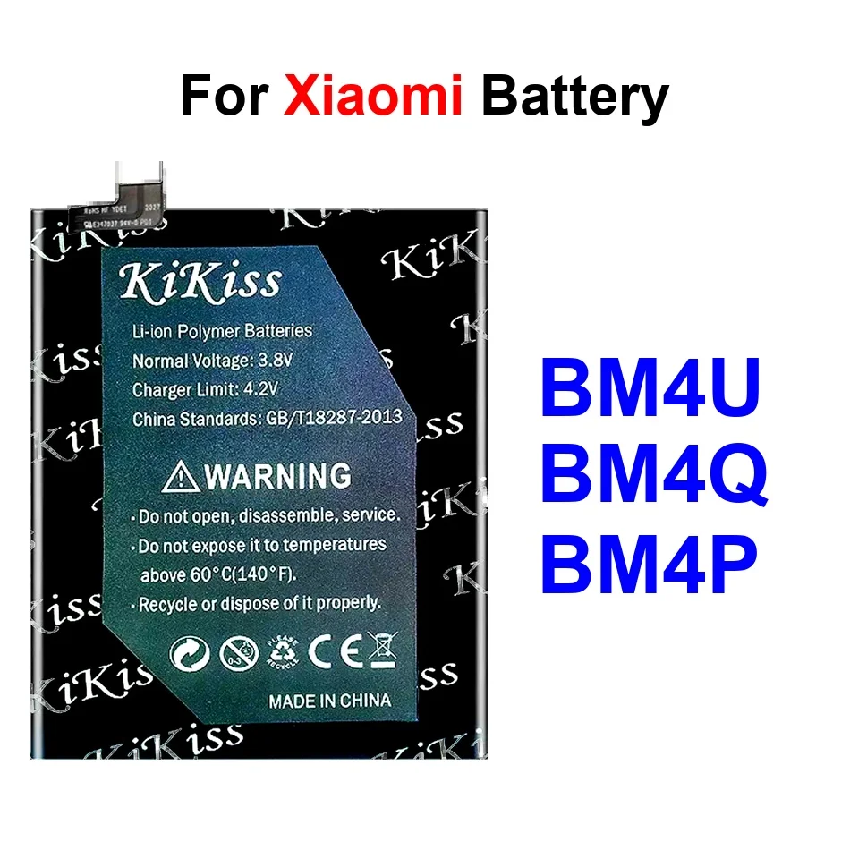 

Высокоэффективный аккумулятор для мобильного телефона BM4P BM4U BM4Q 5000-5200 мАч для Xiaomi MI Redmi K30 Ultra Pro