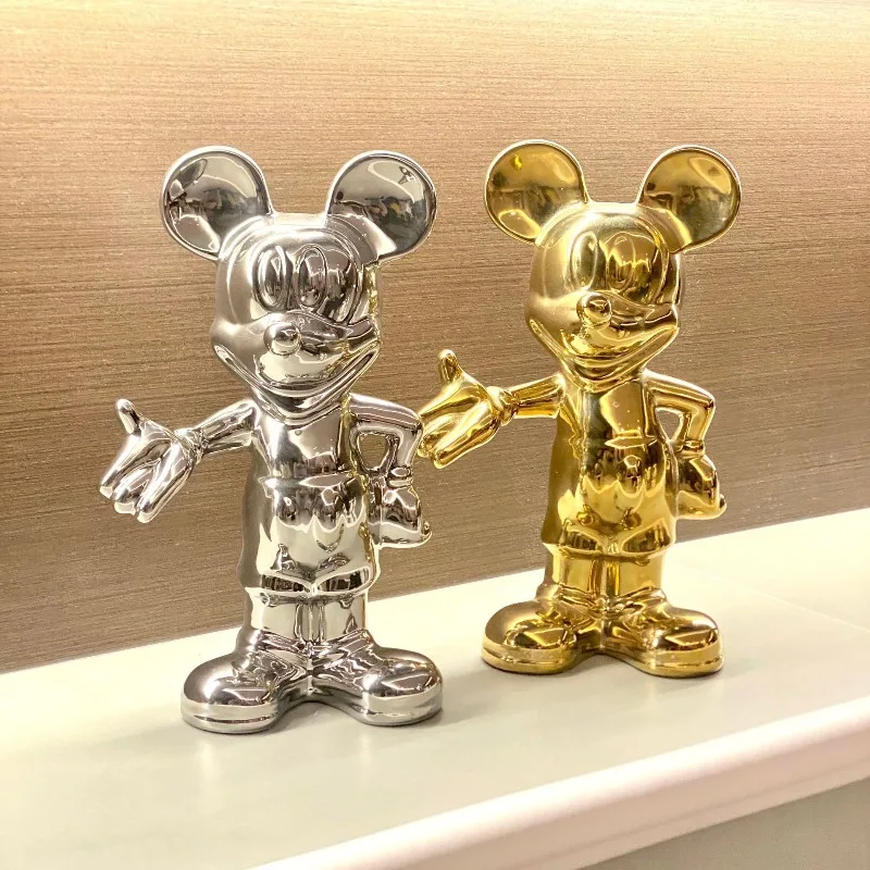 Nueva animación de dibujos animados bienvenida Mickey muebles para el hogar hall de entrada sala de estar dormitorio gabinete de vino alcancía regalo al por mayor