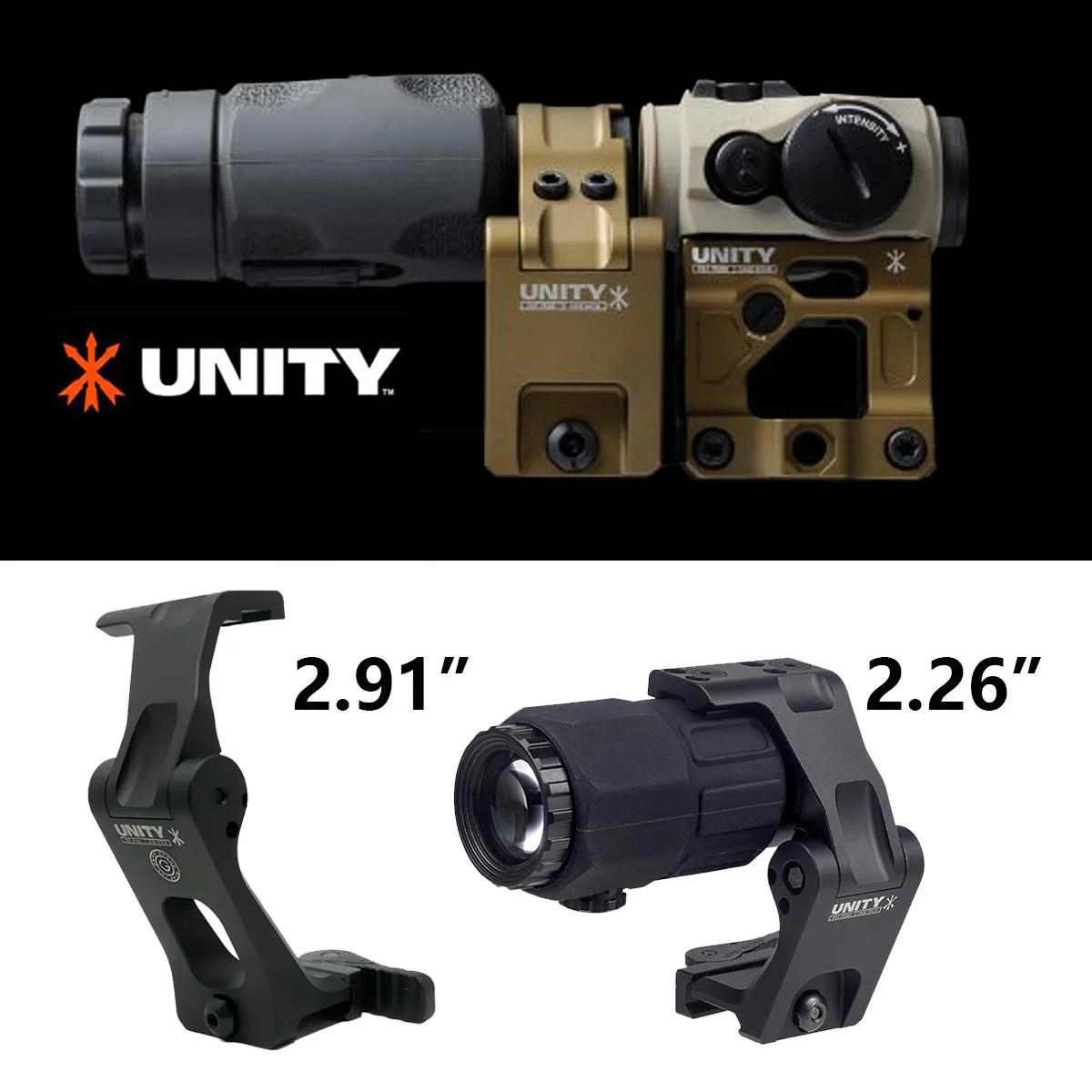 

Крепление UNITY Fast MONI FTC 2,26 дюйма 2,91 дюйма для EOTECH G33 G43 G45 3XMAG-1 3X-C 6XMAG, крепление для оптической лупы