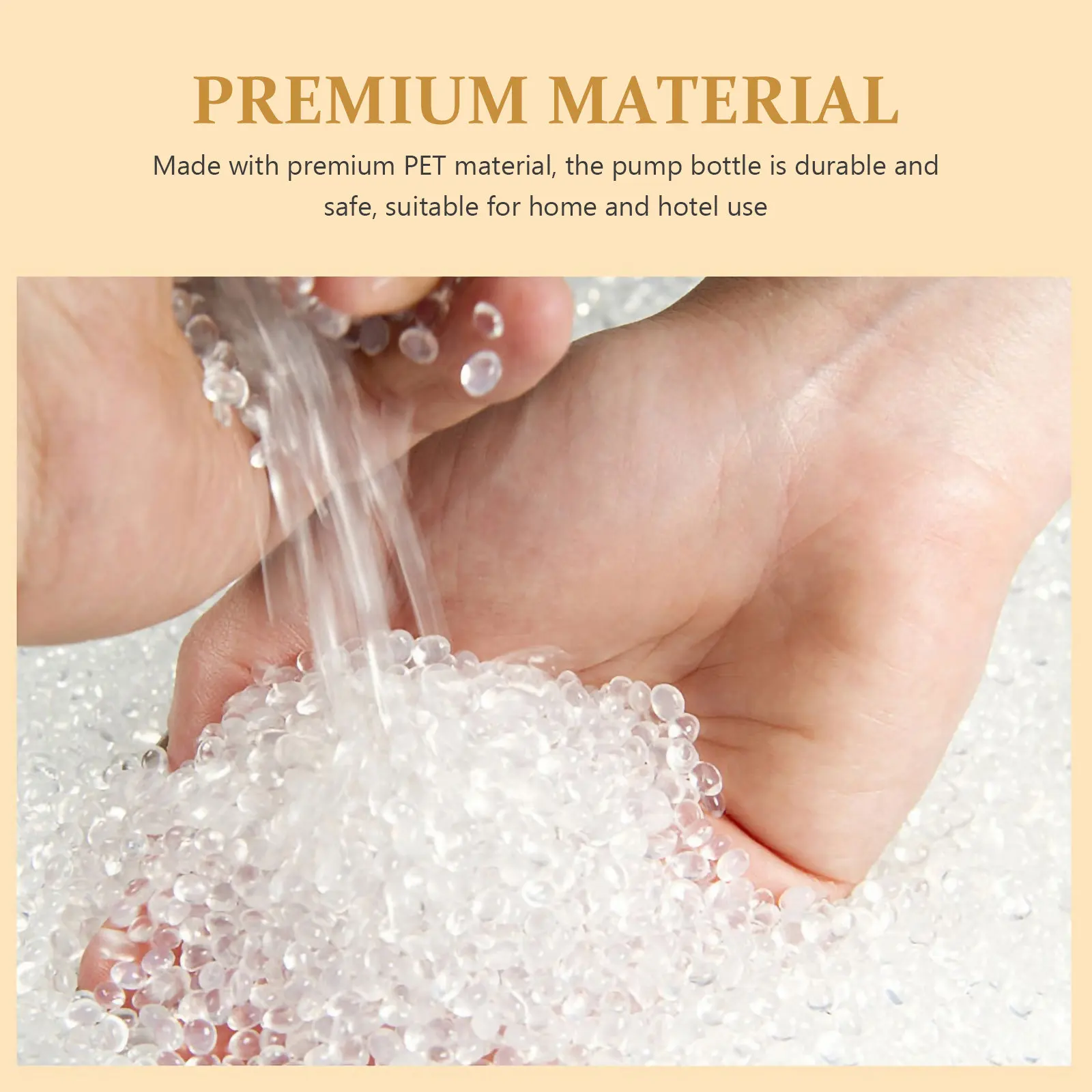 

Набор из 2 многоразовых дозаторов для геля для душа/мыла объемом 500 мл с бамбуковым насосом, легко нажимаемый, для ванной, кухни, отеля