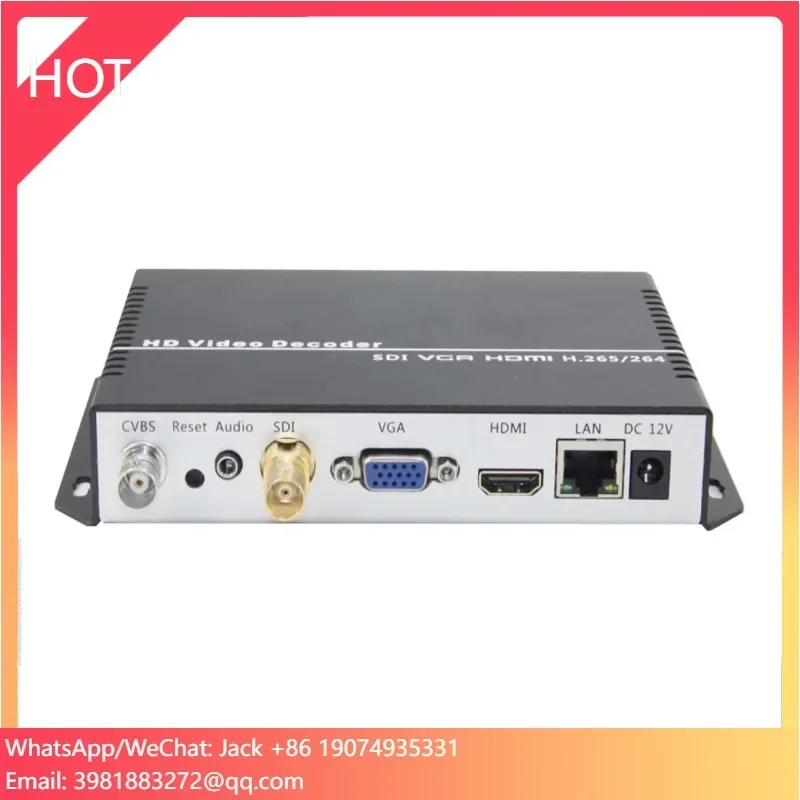 

URay UHD 4K H.265 H.264 Video Encoder High Quality SDI HD VGA CVBS Decoder With Audio IP Stream And NDI Decoder