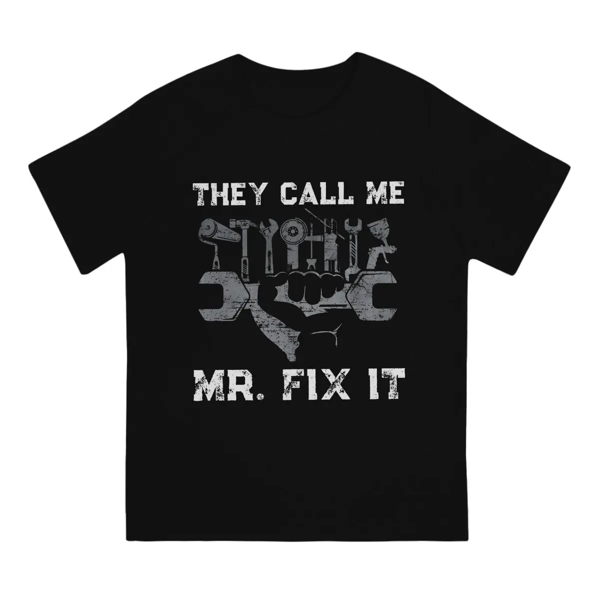 They Call Me Mr Fix It Repairman Tshirt Homme Men's Tees Blusas T Shirt For Men