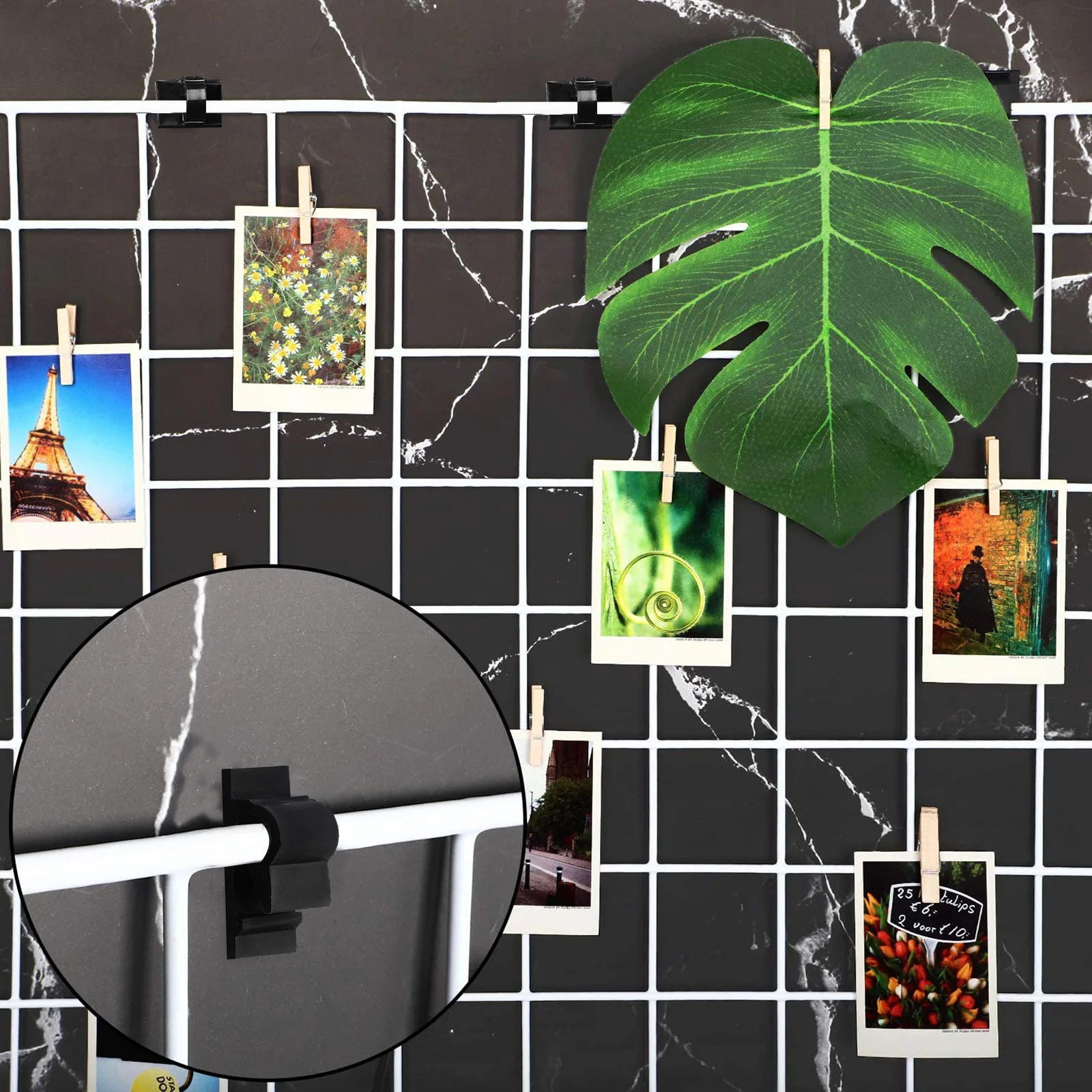 100 stuks zelfklevende kabelclips snoerorganisatoren met sterke kleverigheid voor thuiskantoor bureau kabelbeheer zwart wirwarvrij