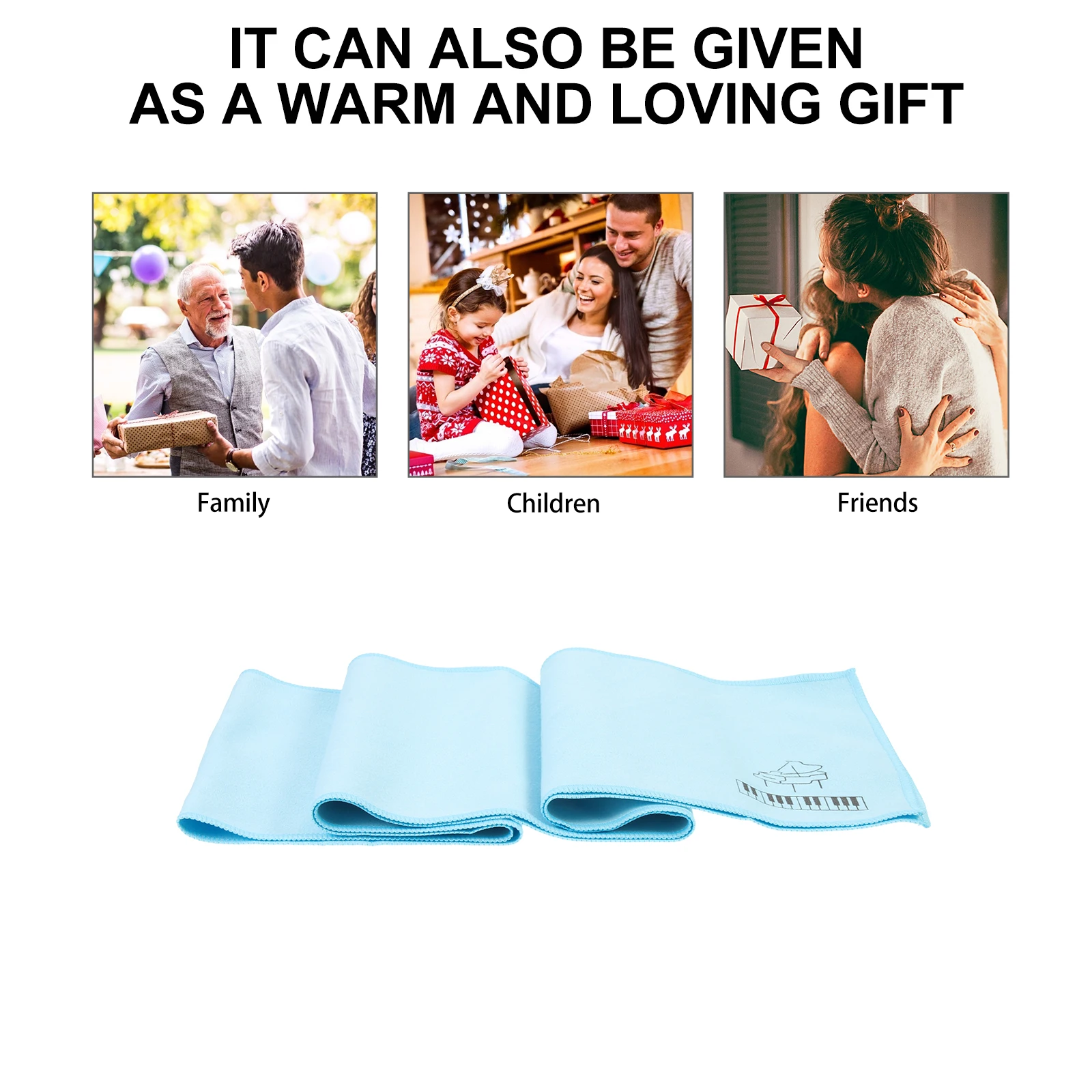 

Piano Keyboard Cloth Foldable Accessories Cover Dust Protector Polyester Creative