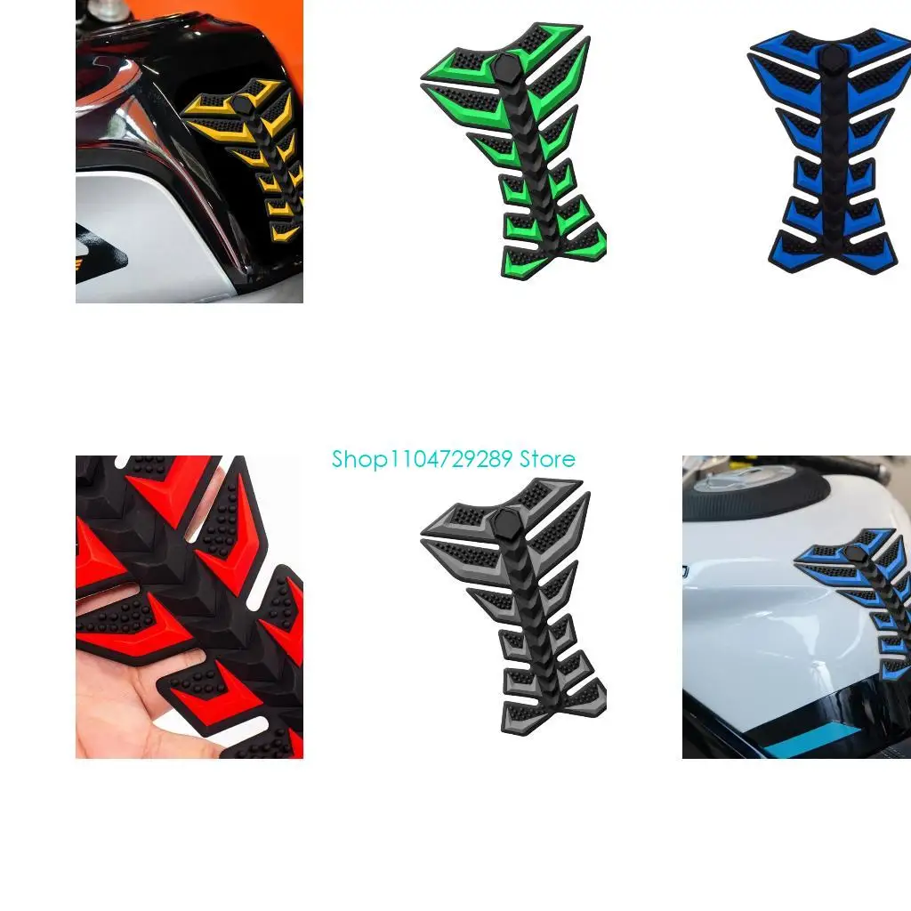 D8KE Side Panel Grip Pad for Motorbike Contact, 3D Textured Adhesive Backed Cover for Daily Commute Control Use