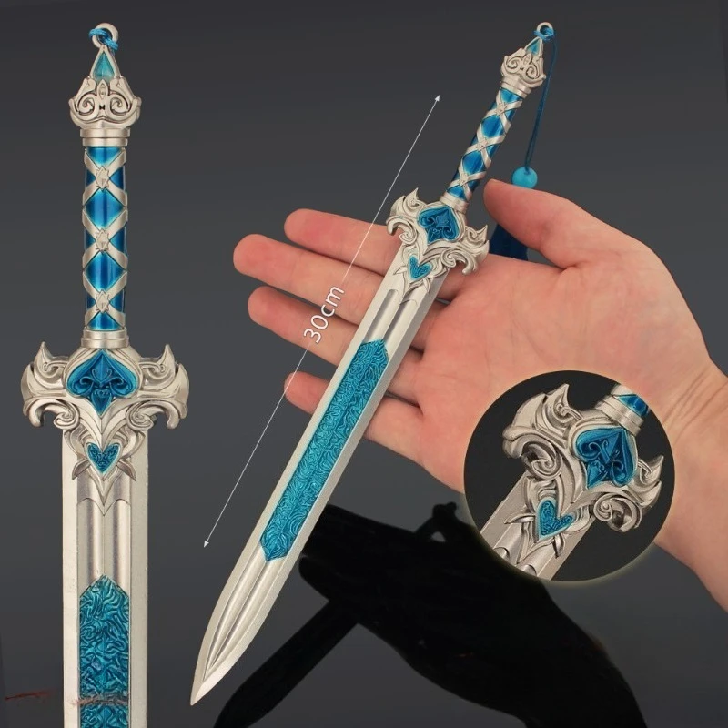 30cm/11,81 pulgadas, creación de los dioses, 12 espadas divinas, periféricos, espadas Mo Xie, armas, juguetes de aleación, adornos de modelos antiguos famosos