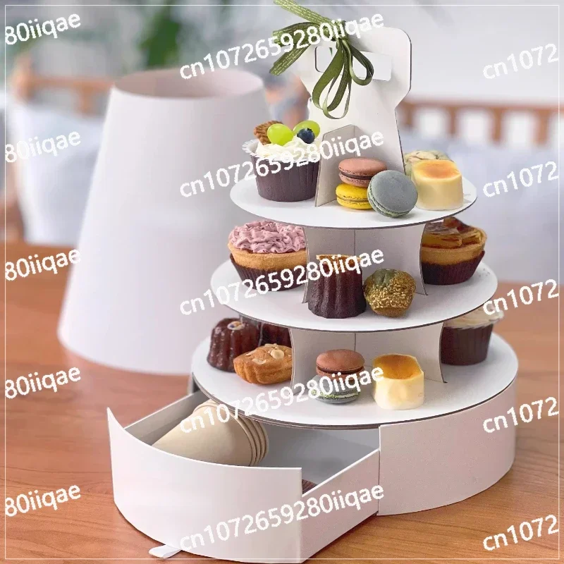 Bring Your Own Drawers, Hand-held Cake Rack, Multi-layer Dessert Table, Take-away Coffee Break, Storage Box, Set The Table