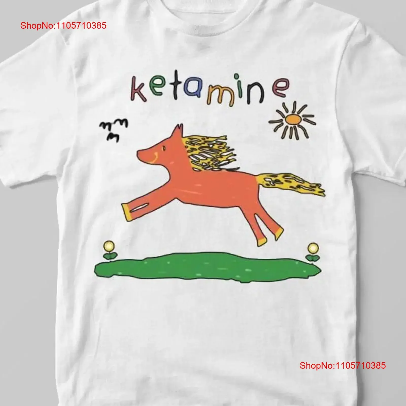 Ketamine Retro T Shirt Inappropriate Dank Meme Weird Funny Offensive mental health depression vintage Washed Comfortable