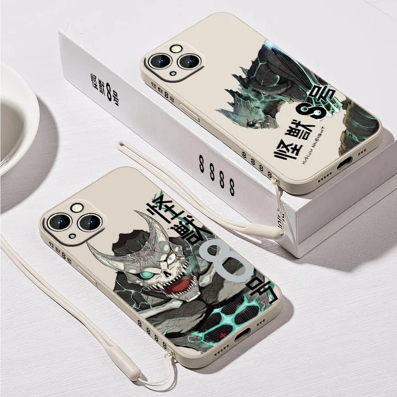 Kaiju No. 8 Anime For OPPO Reno 11 10 8T 8 7Z 7 6 5 2Z Find X5 X3 X2 Neo Lite Pro Plus Liquid Left Rope Phone Case