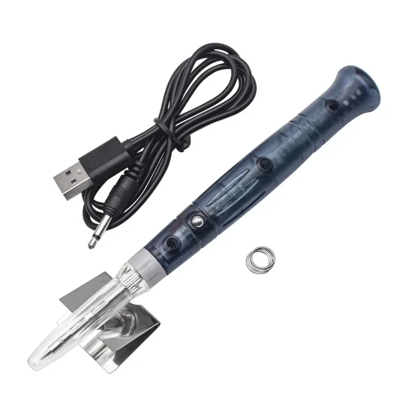 Portable USB Soldering Iron Professional Electric Heating Repair Tools With Indicator Light Handle Welding Gun Mini Electric Pen