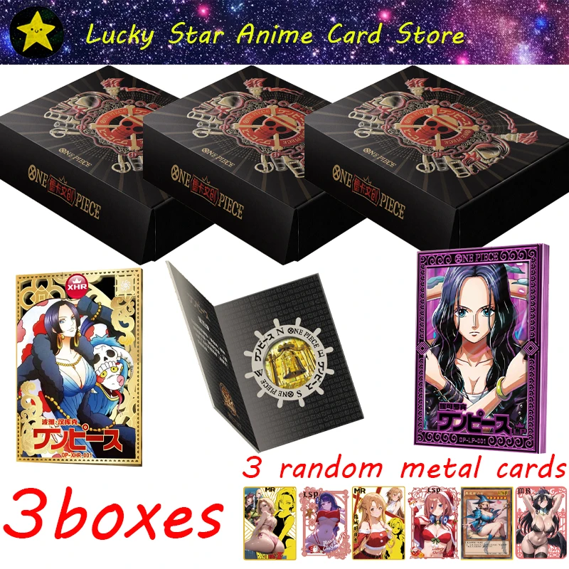 

One Piece Collection Cards Deka Luffy Boa Robin Booster Box ACG CCG TCG Hit Doujin Toys And Hobbies Gift Birthday gifts
