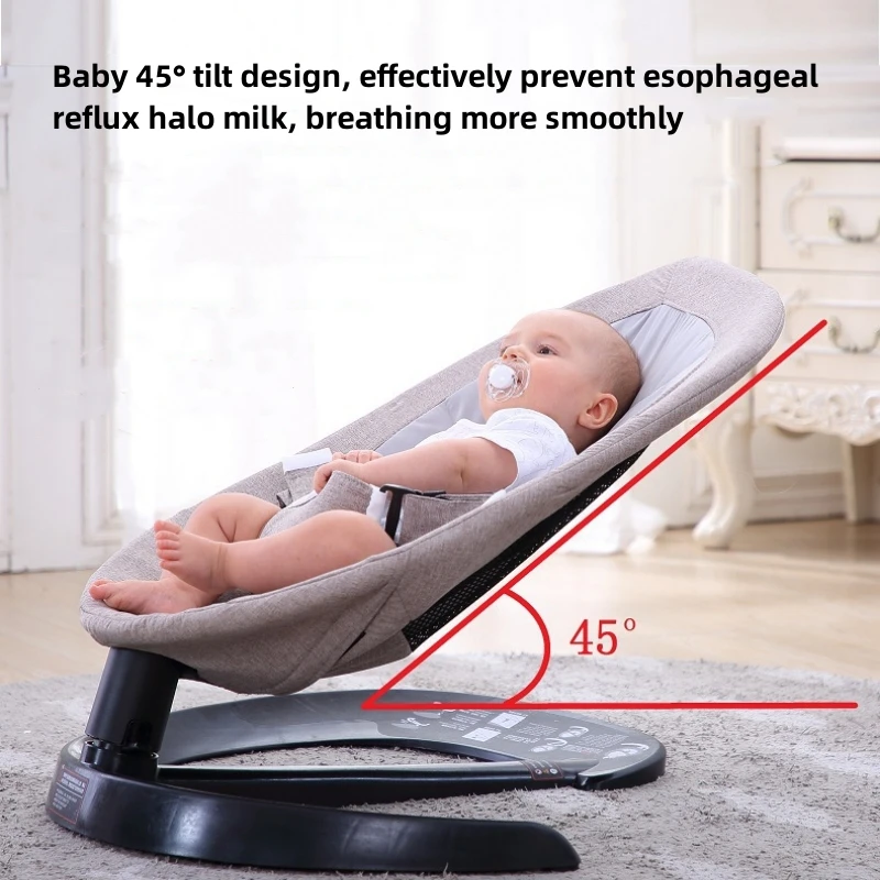 0-3 years old baby manual rocking chair Rocking bed baby magic bearing 20kg baby cradle sleeping comfort recliner