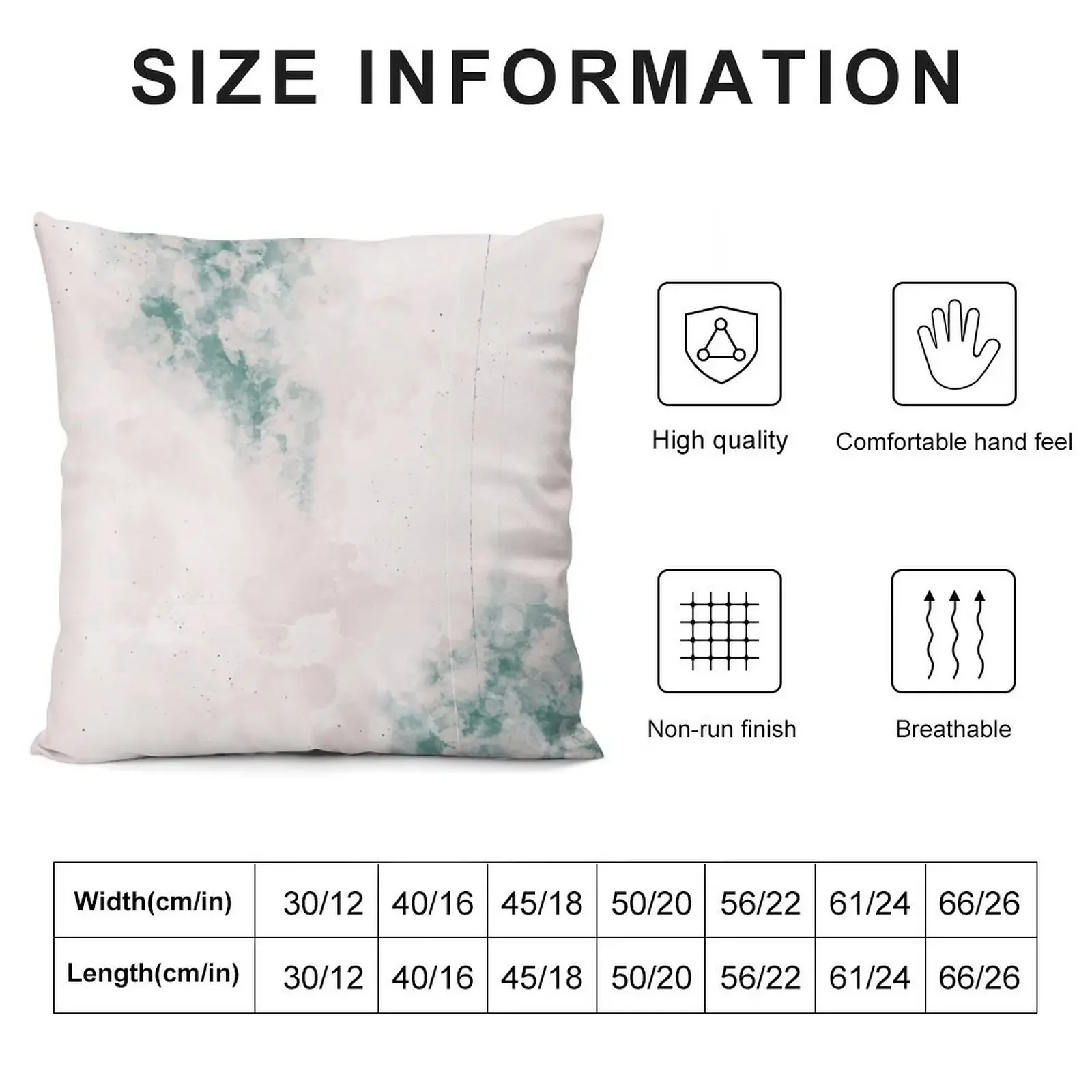 Soft Abstract in Teal Green and Light Pink Throw Pillow Bed pillowcases pillow pillowcase pillow