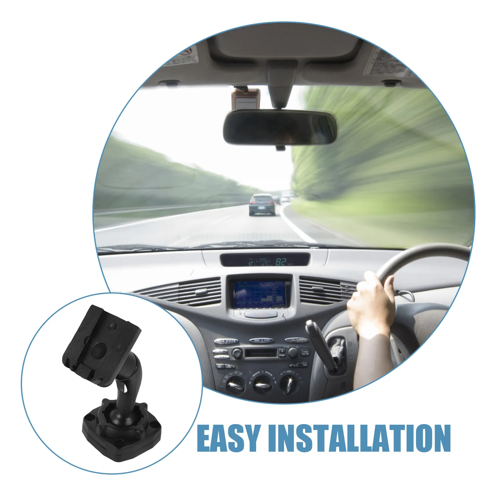 Rear View Mirror Dash Cam Mount Holder Universal Car Dvr Accessory with Adjustable Cloud Mirror Base Night Vision Reversing