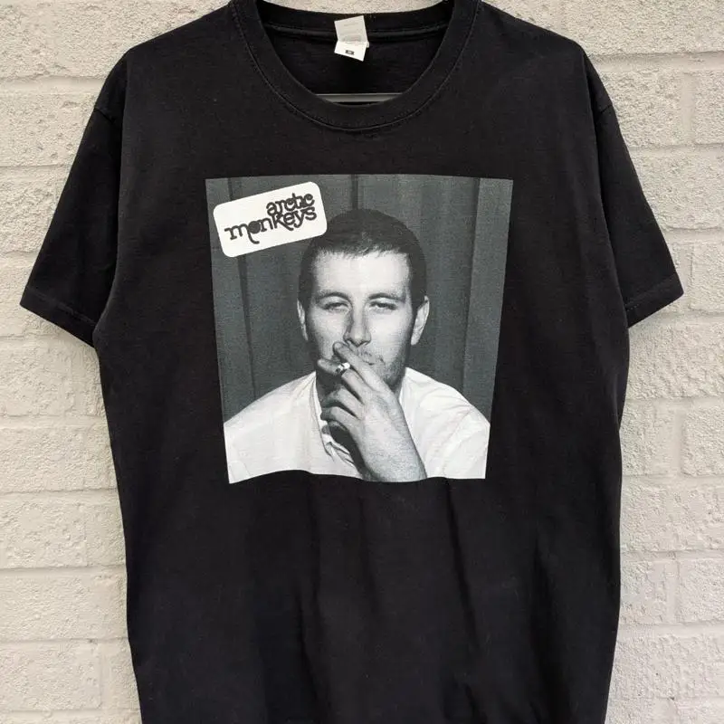 Arctic Monkeys Medium Black Shirt Sleeve T-shirt Whatever People Say I Am
