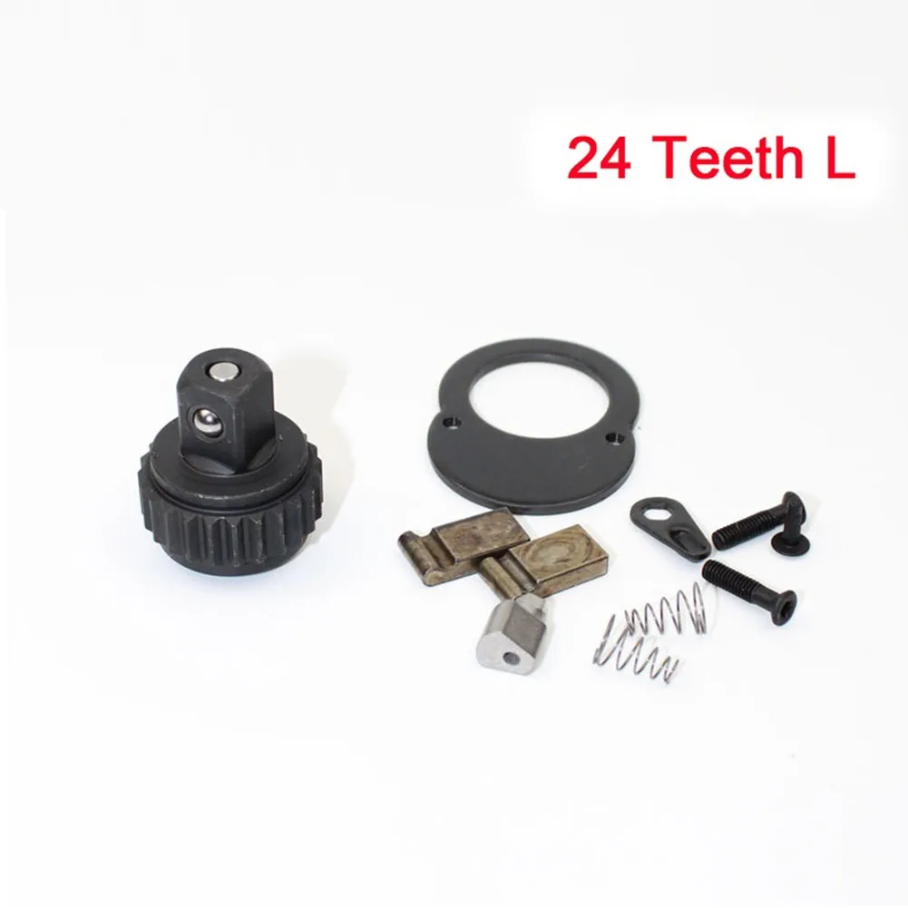 

11 Pcs Set 1/4" 3/8" 1/2" 24 Teeth Ratchet Socket Wrench Repair Kit Accessories Replacement Part Kit Hand Tools