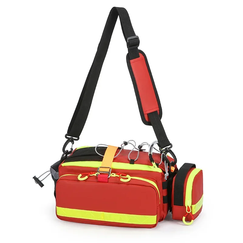 Waterproof Emergency Medical Pouch Waist Crossbody Life Monitoring Single Soldier Disposal Color Code Indication First Aid Kit