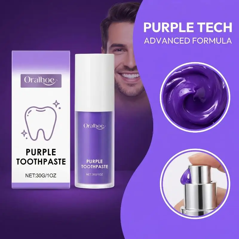 Brightening Teeth Whitening Powder Toothpaste Eliminates Yellow Stains Provides Fresh Breath Oral Cleaning At Home