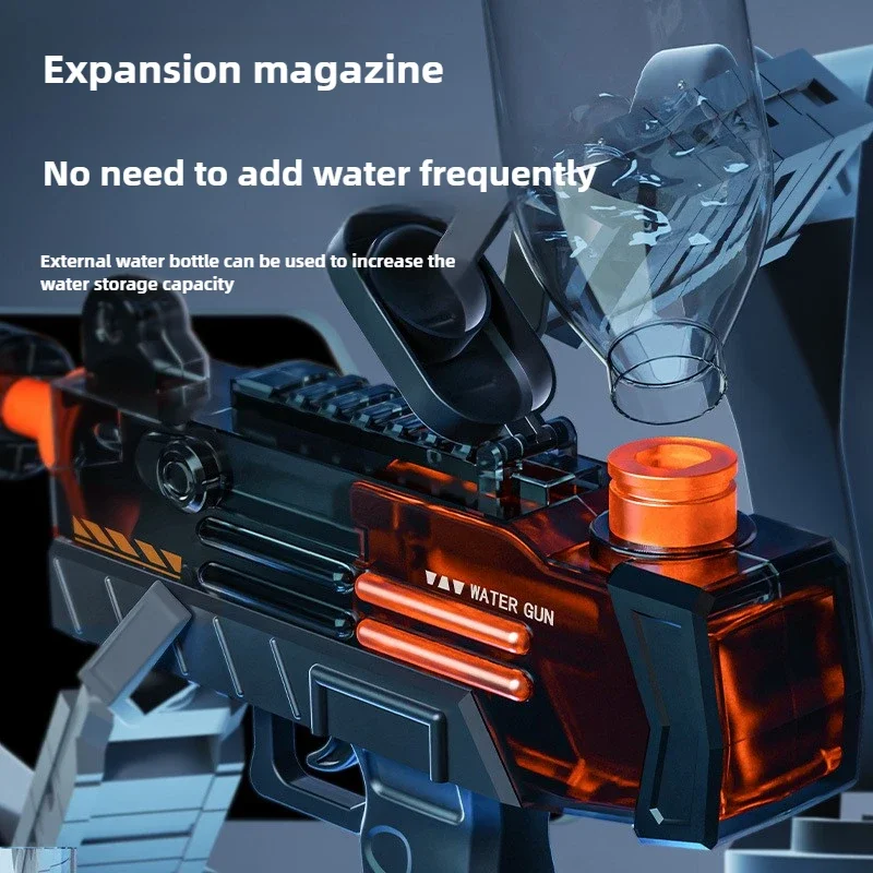 Electric Water Gun Toy Automatic Children's Soap Water Machine Blower Splashing Toy Children's Day Gift Outdoor Party Games Kid