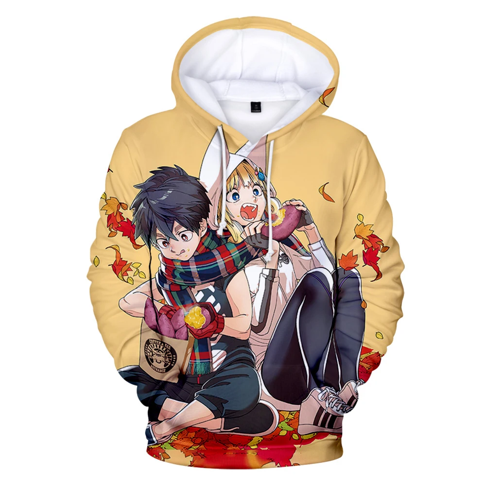 Classic Kawaii Kemono Jihen Fighting Animation 3D printed Hoodies Sweatshirts Men/Women Beautiful Sweatshirt Leisure Pullovers
