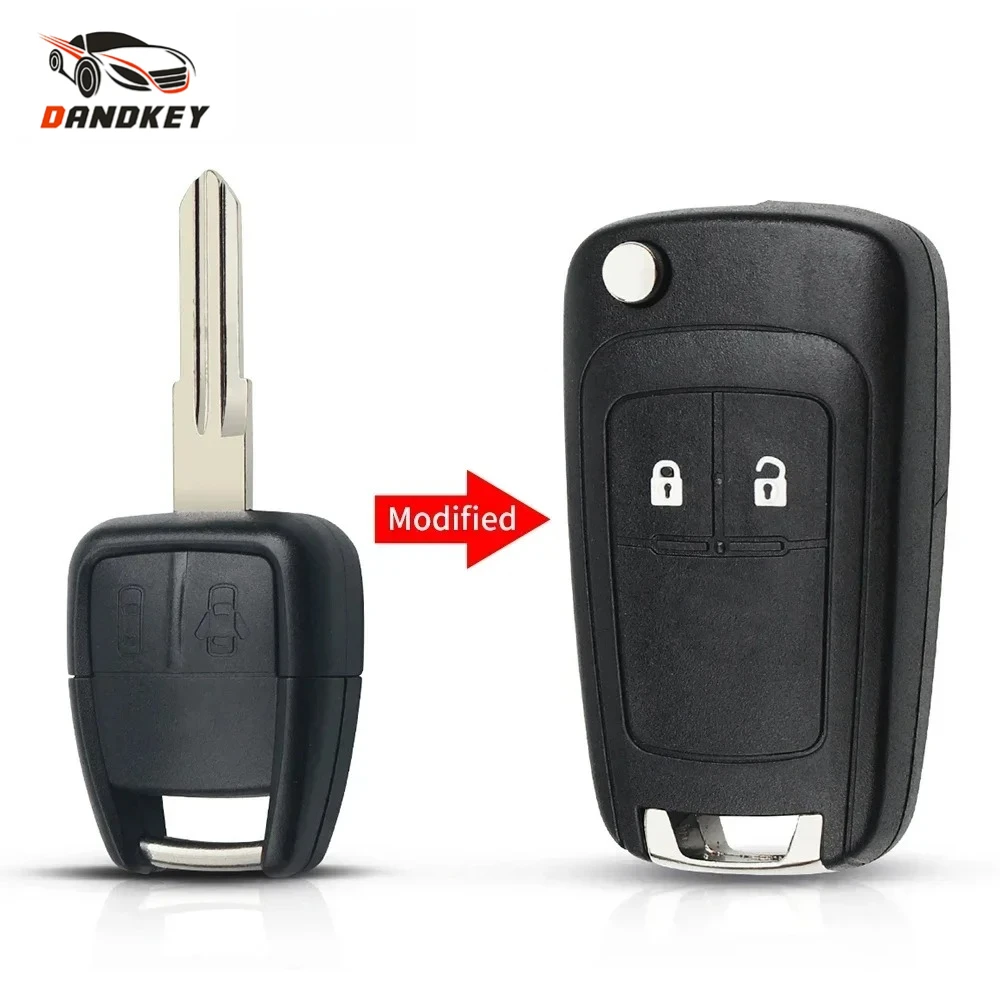 KEYYOU For Chevrolet Cruze Aveo 2/3 Buttons Modified Flip Folding Remote Key Shell Blank Case Car-Styling Left / Right Blade
