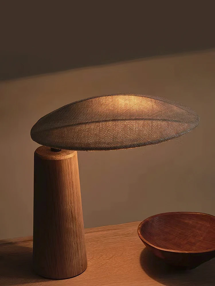 

table lamp retro master bedroom Japanese style living room bedroom bedside lamp atmosphere medieval light luxury