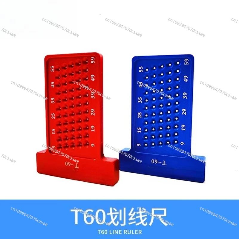 

Woodworking Scribing Ruler Hole Scriber, Line Drawer Straight Ruler Line Drawing Gauge Aluminum Alloy