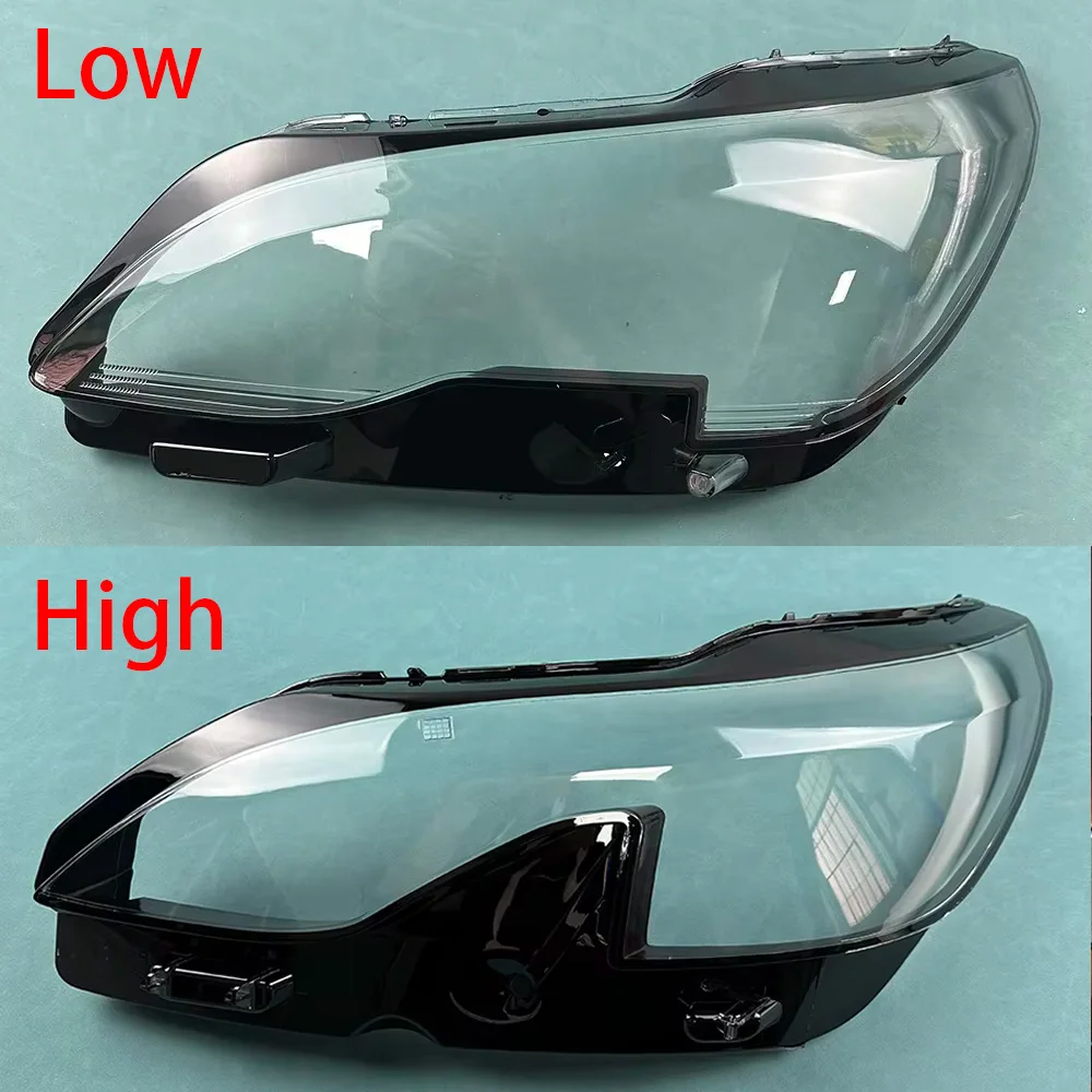 For Peugeot 4008 5008 2017-2019 (High) Headlight Cover Transparent Lampshade Headlamp Shell Plexiglass Replace Original Lens 5