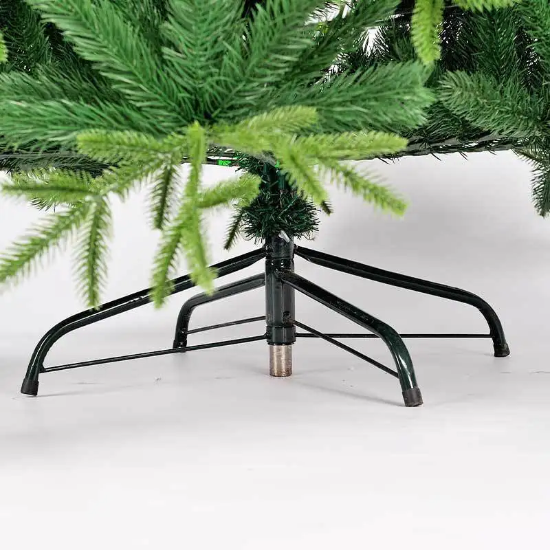 شجرة معلقة على شكل أوراق من البولي ايثيلين بالكامل مقاس 150 سم لعيد الميلاد ومزهرة مختلطة #3