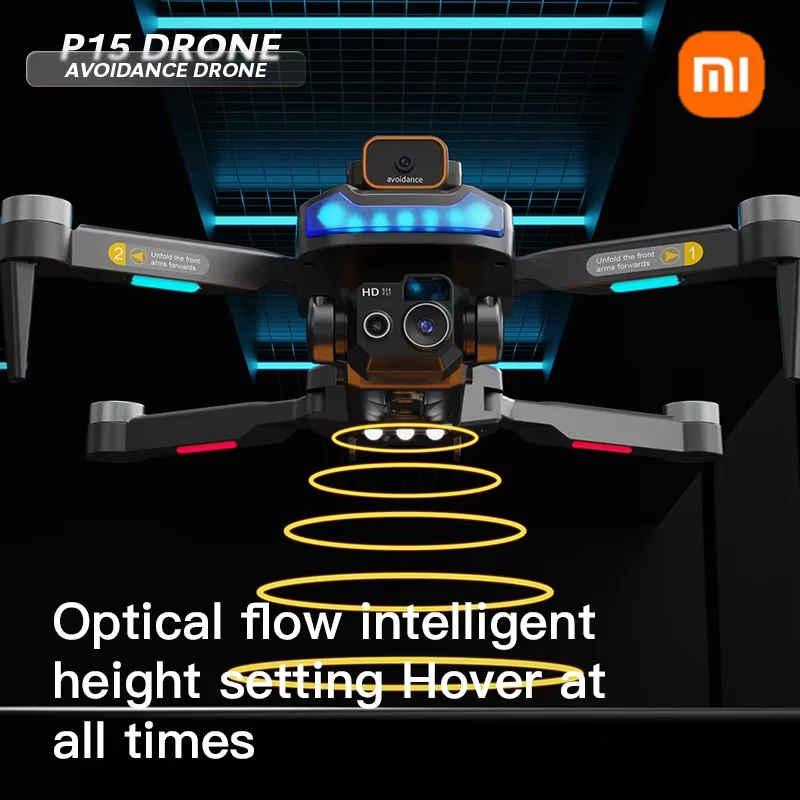 Xiaomi P15 PRO Drone 8K HD Aerial Photography Dual-Camera Omnidirectional Obstacle Avoidance Optical Flow Positioning Drone New