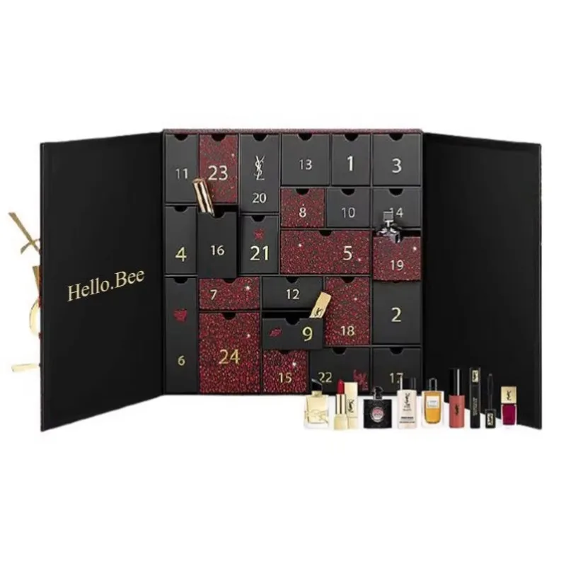 Customization.Customization.Empty Luxury Packaging Paper Gift Box Custom Christmas Advent Calendar Gift Box
