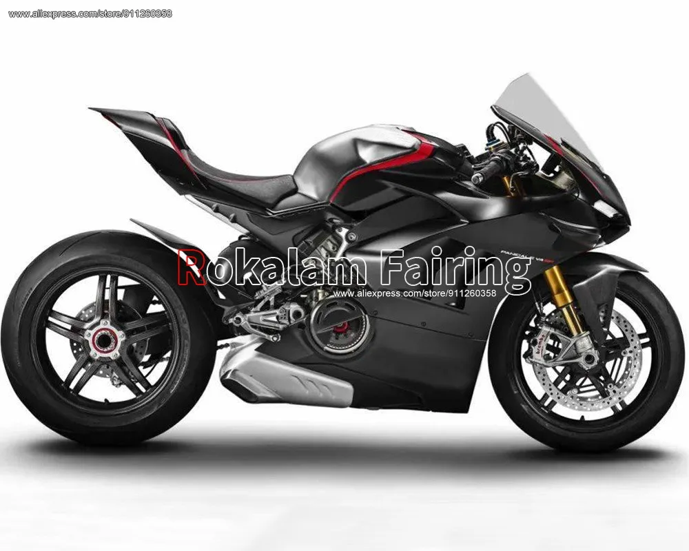 

Matte Black Body Kit For Ducati Panigale V4 S 2020 V4 SP 2021 Aftermarket Motorcycle Fairing (Injection Molding)