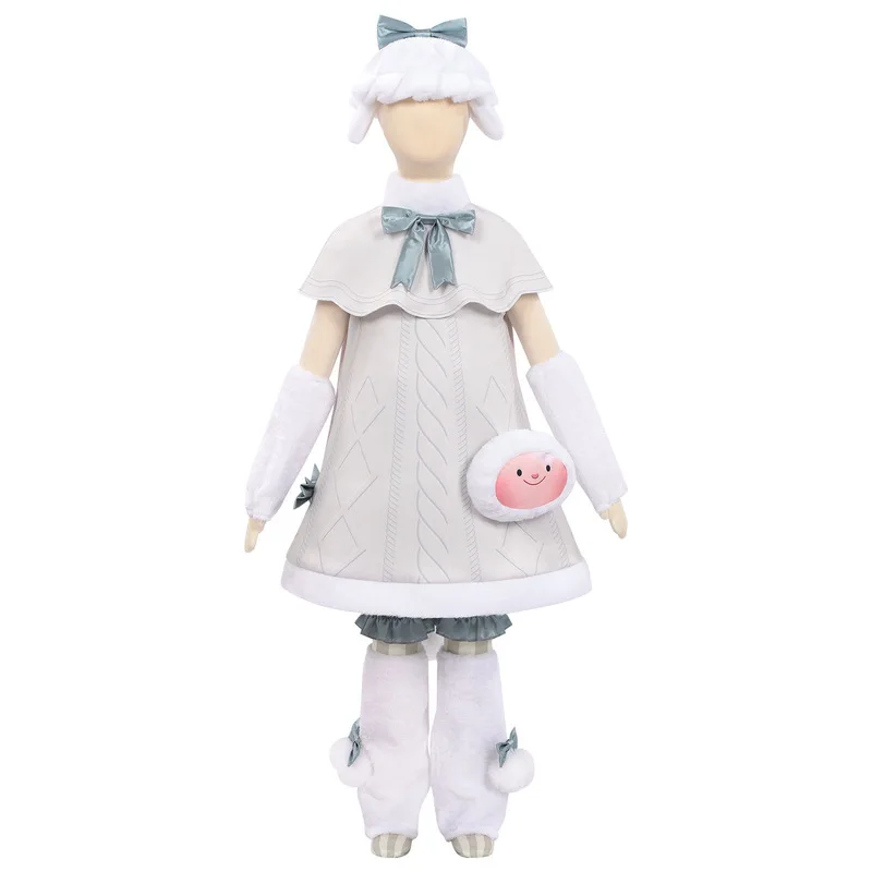 QICHE Halloween Cat Girl Role Play Costume Full Set Adult Kids Fashion Fantasy Character Outfit Carnival Party Performance Cloth