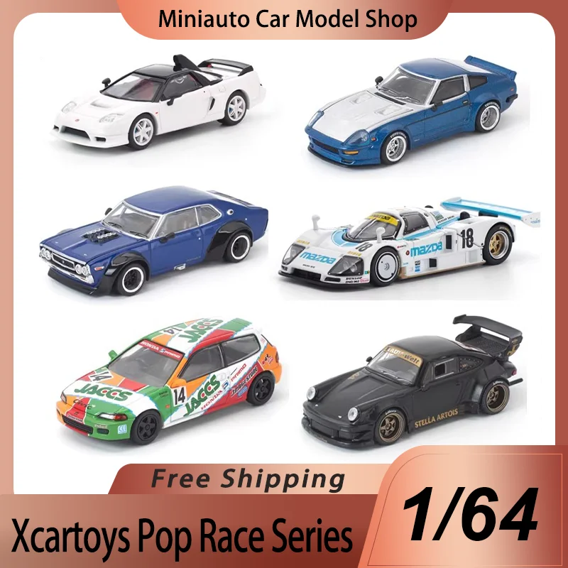 Nuevo en Preventa, Xcartoys 1:64 Honda Nsx R Gt Mazda 787b Rwb 930, Modelo a Escala de Aleación Fundida a Presión, Pandem 280zx Laurel C130, Juguetes para Niños