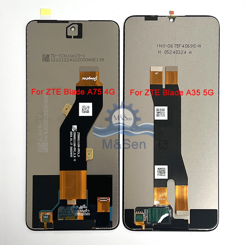 Original For ZTE Blade A35 5G /A55 5G Z2450 LCD Display Screen +Touch Panel Digitizer For ZTE Blade A75 4G LCD