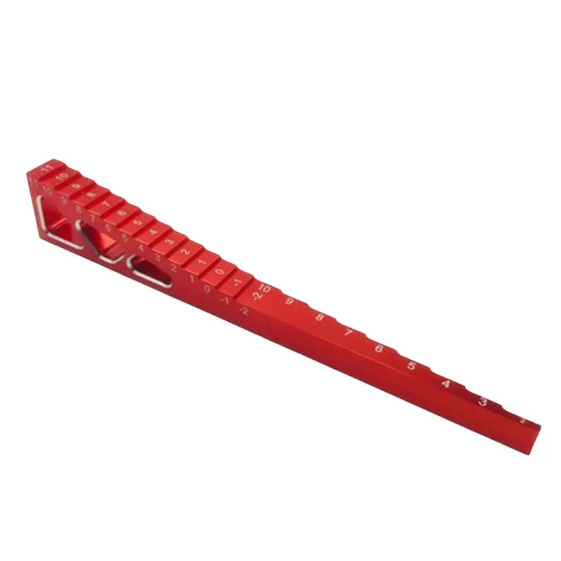 BEDW-Aluminium Alloy 2 In 1 Ride Height & Droop Gauge Ruler For 1/10 RC Touring Car & Drift Car