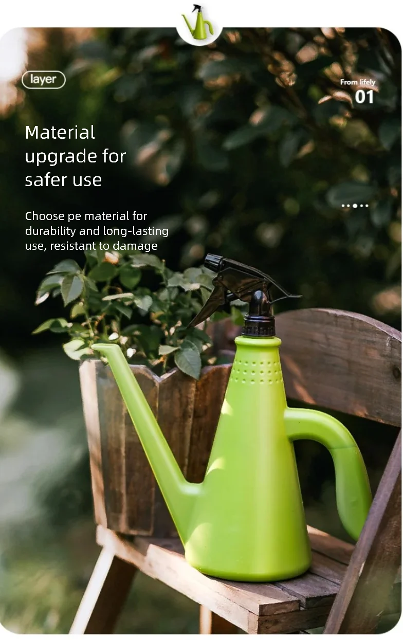 Multi-functional Watering Can, Dual-purpose Spray Can