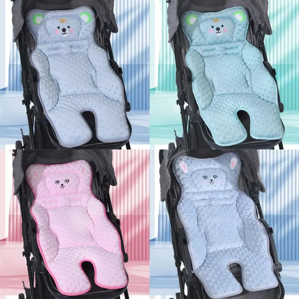 Multi-function Cotton Stroller Cushion Warm Washable Pushchair Mat Breathable Windproof Infant Cart Mattress