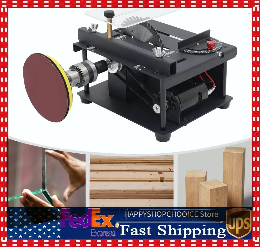 

Настольная пила с наждачной бумагой, многофункциональная настольная пила, мини-настольная пила, настольная пила для столешниц, миниатюрная настольная пила, американский стандарт