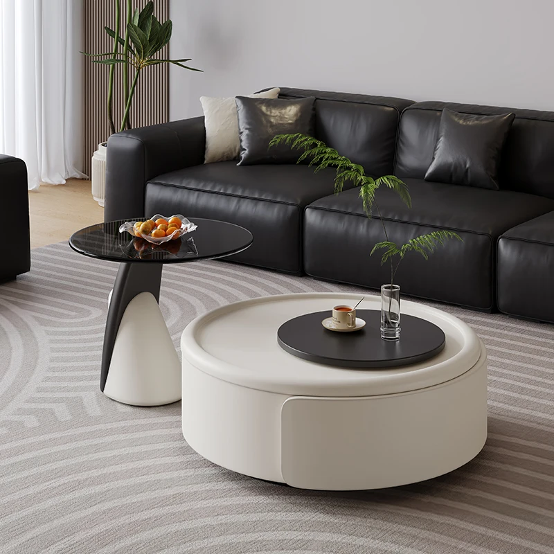 

Italian Luxury Coffee Tables Modern Elegant French Design Coffee Tables Round Aesthetic Mesa De Centro Sala De Estar Furniture