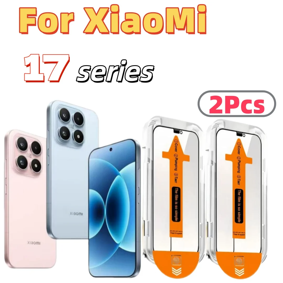 2-pack screenprotector van gehard glas voor Xiaomi 17-serie - HD Clear