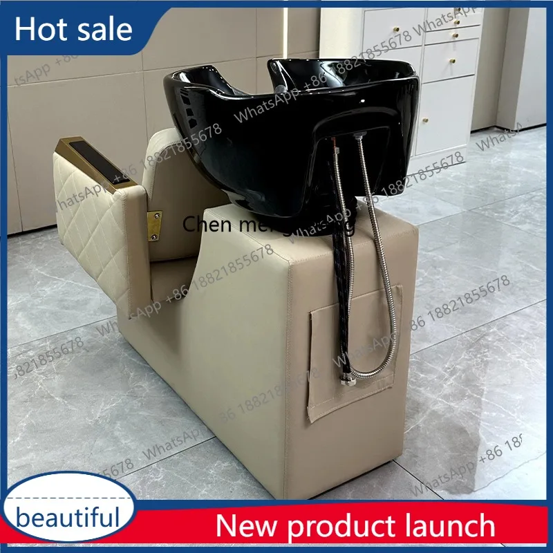 

A6239 Half-reclining shampoo bed Beauty barber shop Flat-reclining shampoo chair Massage flush bed