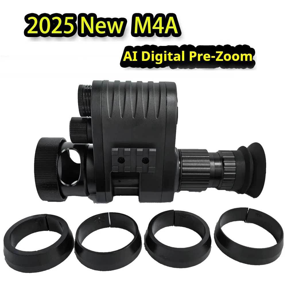 Megaorei M4A 1080P HD: La Mejor Lupa Táctica con Visión Nocturna y Zoom Inteligente para Caza y Observación