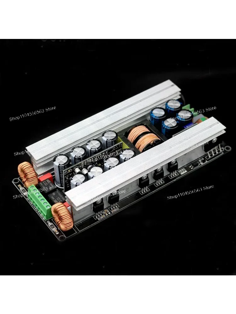 

Stereo two channel digital amplifier board with switch power supply 2x700W2x600W, bridgeable speaker protection