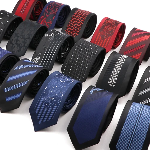 Corbatas delgadas de lujo para hombres, empalme creativo, Gravata, moda, estrecho, Morado, Negro, corbata, fiesta de boda, regalo de novio, nuevo