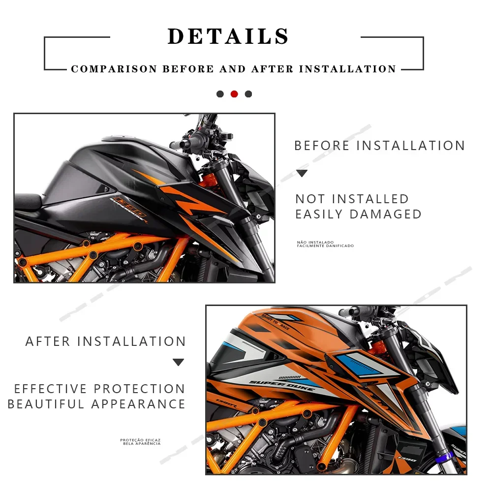 For Superduke 1390 R 1390 Super Duke R 2024 Sticker Kit Full Graphic Stickers Decoration Stickers