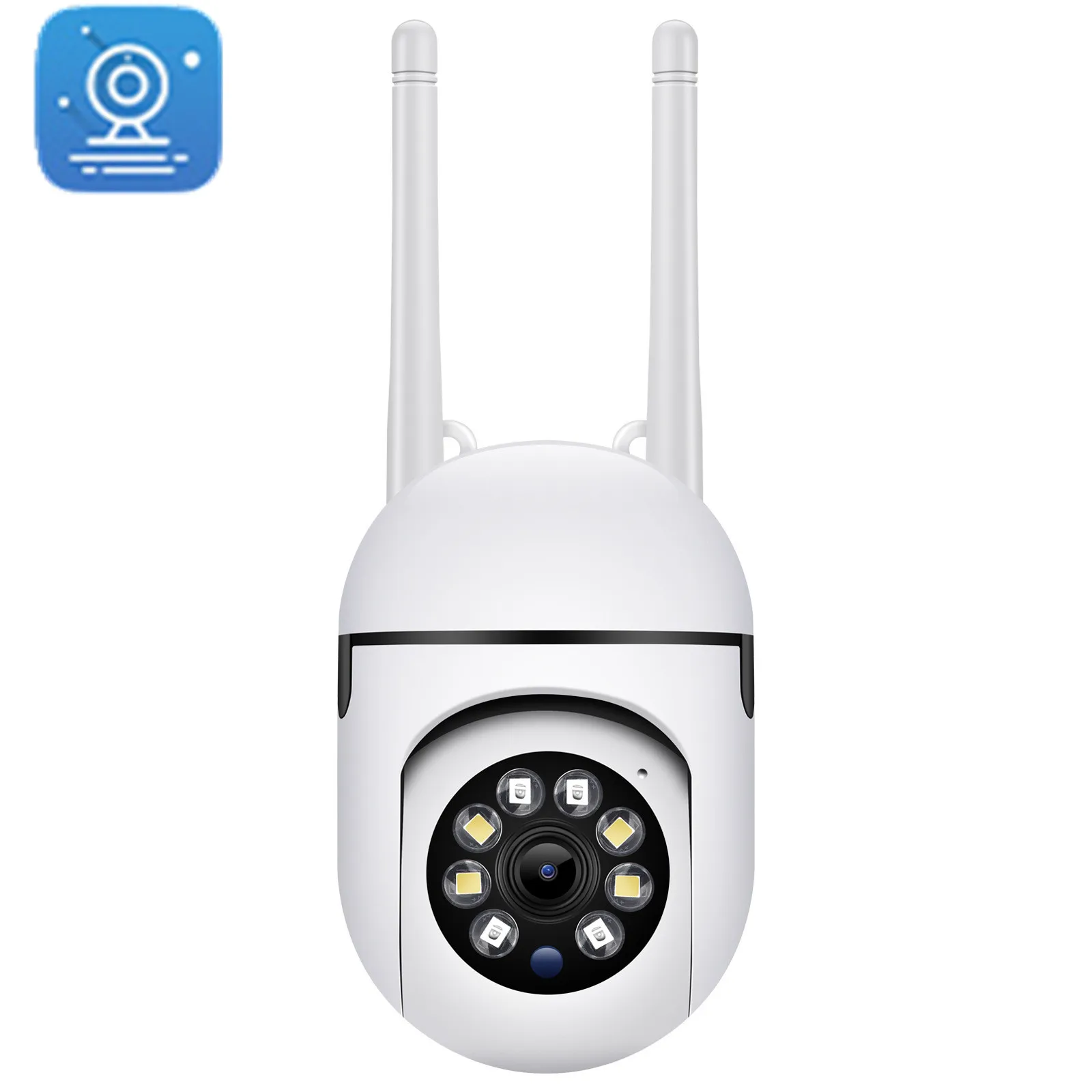 2MP 1080P Aplikasi Eseecloud Kamera IP WIFI Warna Penuh Deteksi Humanoid AI Keamanan Rumah CCTV Interkom Monitor Bayi