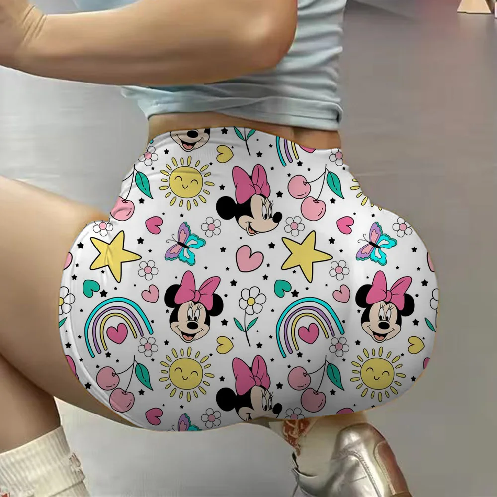 Pantaloncini da yoga push up senza cuciture Topolino per donna a vita alta allenamento fitness estivo corsa ciclismo sport pantaloncini da palestra Muj