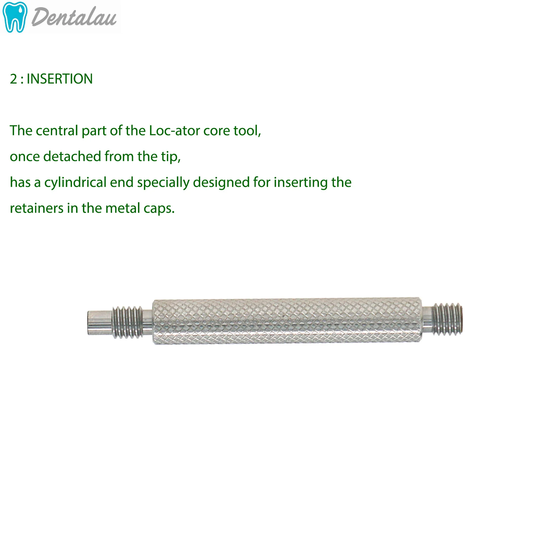 

Universal 3-In-1 Core Tool Implant L0cator Retention Caps Insertion Extraction Tool