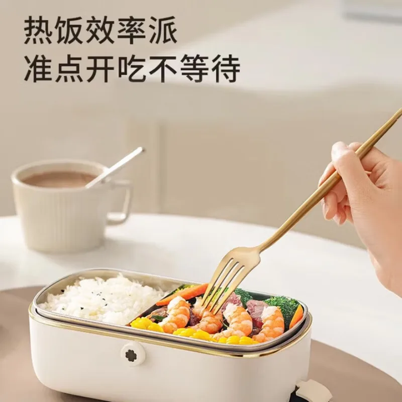 Electric Electric lunch box, water-free, plug-in instant heating, 316L stainless steel, portable, 0.9L capacity, can hold your own meals. - Aliexpress Deal
